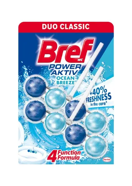 قرص توالت فرنگی برف Bref مدل توپی با رایحه اقیانوس 8 عددی